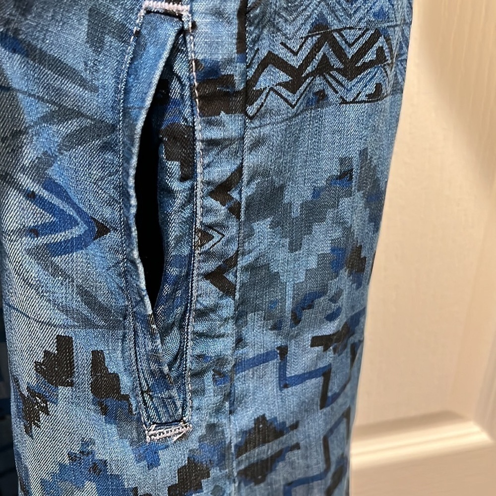 Philosophy Chambray Patterned Dress - image 3